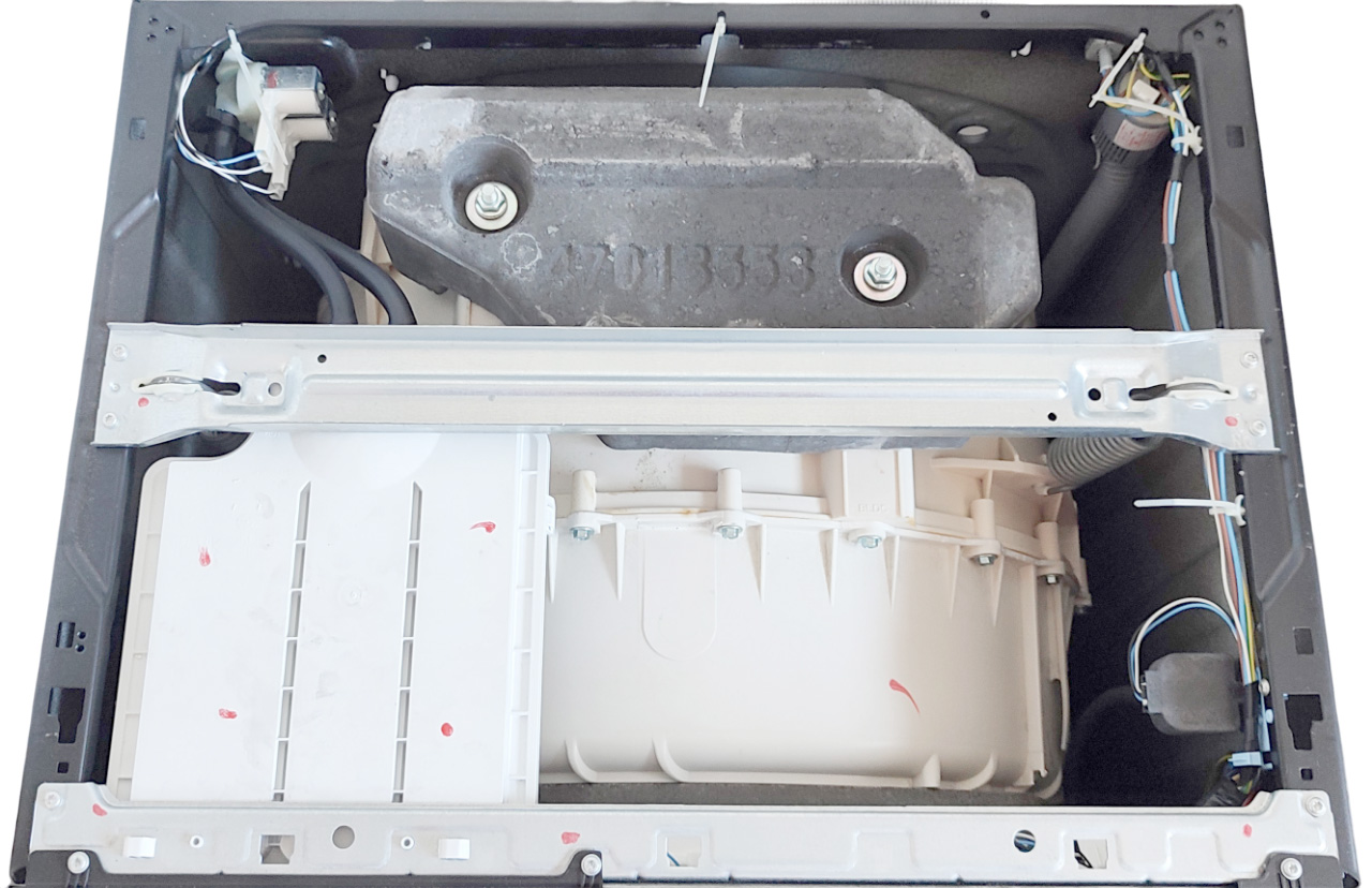 Machine à laver Proline FP 127 capot supérieur ouvert