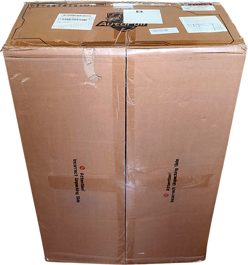 Carton de la chaise gamer Autofull C3 pro