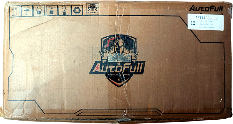 Carton de la chaise gamer Autofull C3 pro
