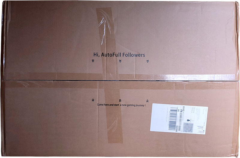 Carton de la chaise gamer Autofull C3 pro