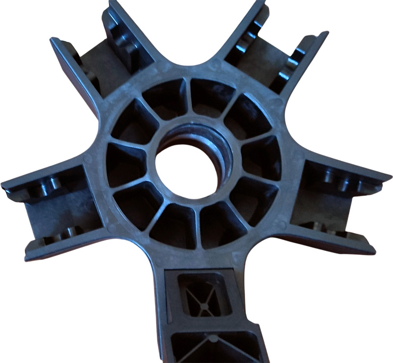 Centre du pied de la chaise