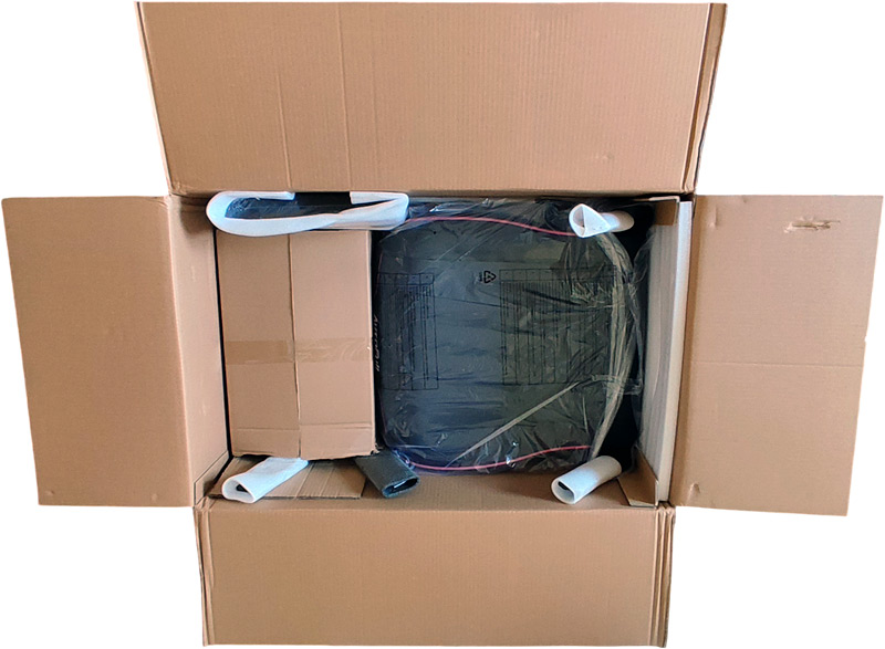 Ouverture du carton de la chaise gamer Autofull C3 pro