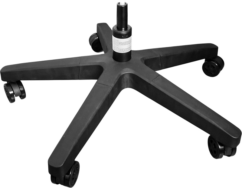 Pied de la chaise avec sa cartouche