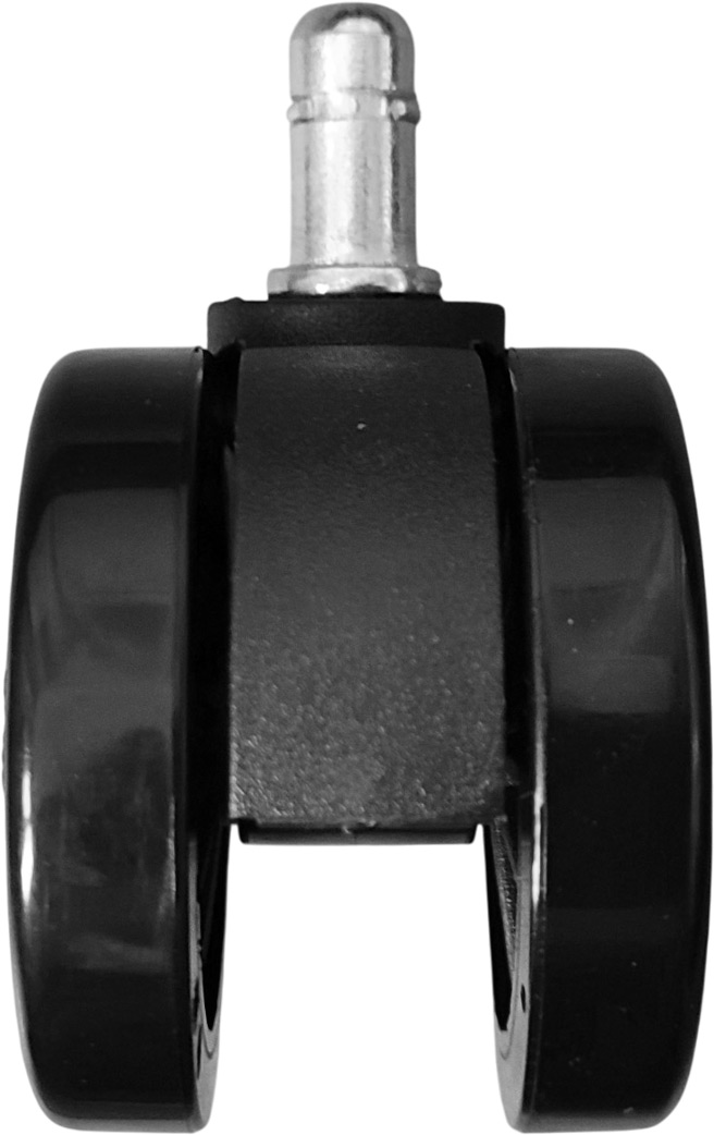 Une des roulettes de la chaise Autofull C3 pro