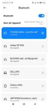 Couplage de la télécommande réussi