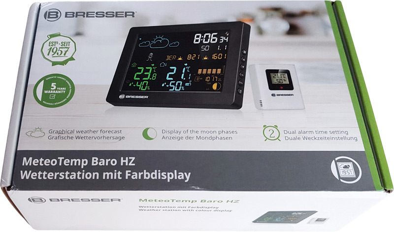 Boîte de la station météo