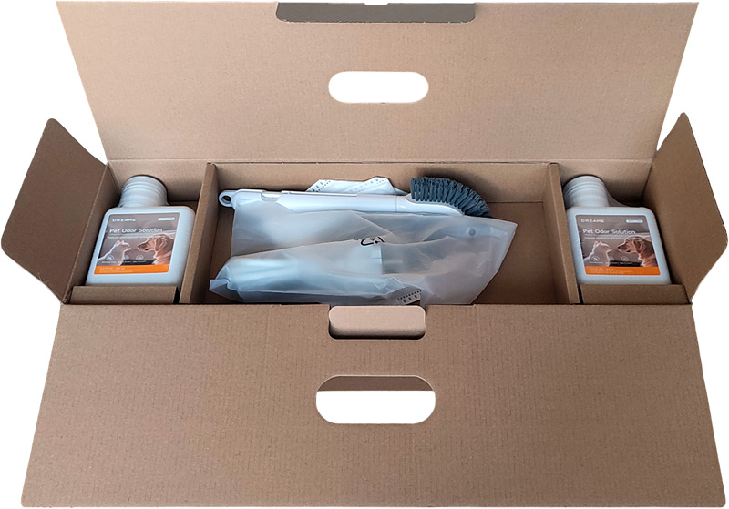 Contenu de la boîte d'accessoires