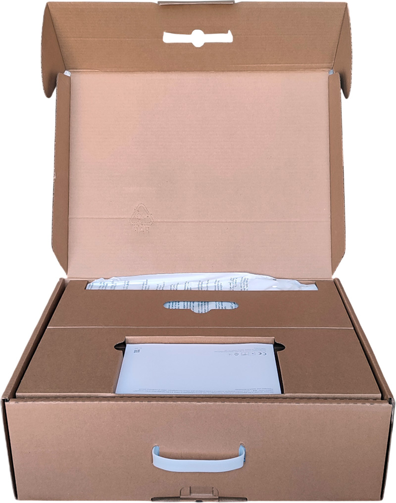 Contenu de la boîte de l'aspirateur robot