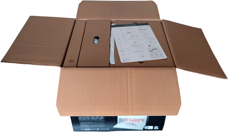 Ouverture de la boîte interne du Dreame Aqua 10 Ultra Roller Complete