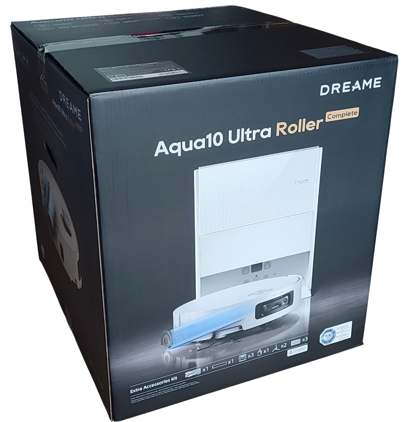 Boîte interne du Dreame Aqua 10 Ultra Roller Complete