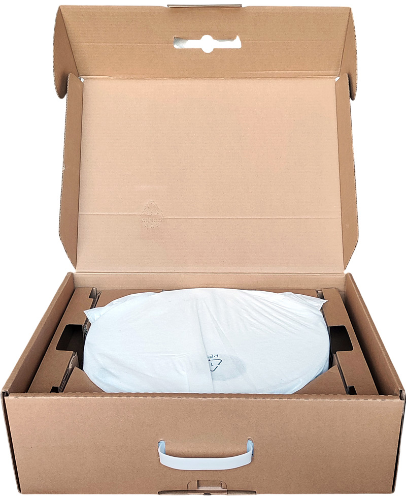 Robot dans sa boîte