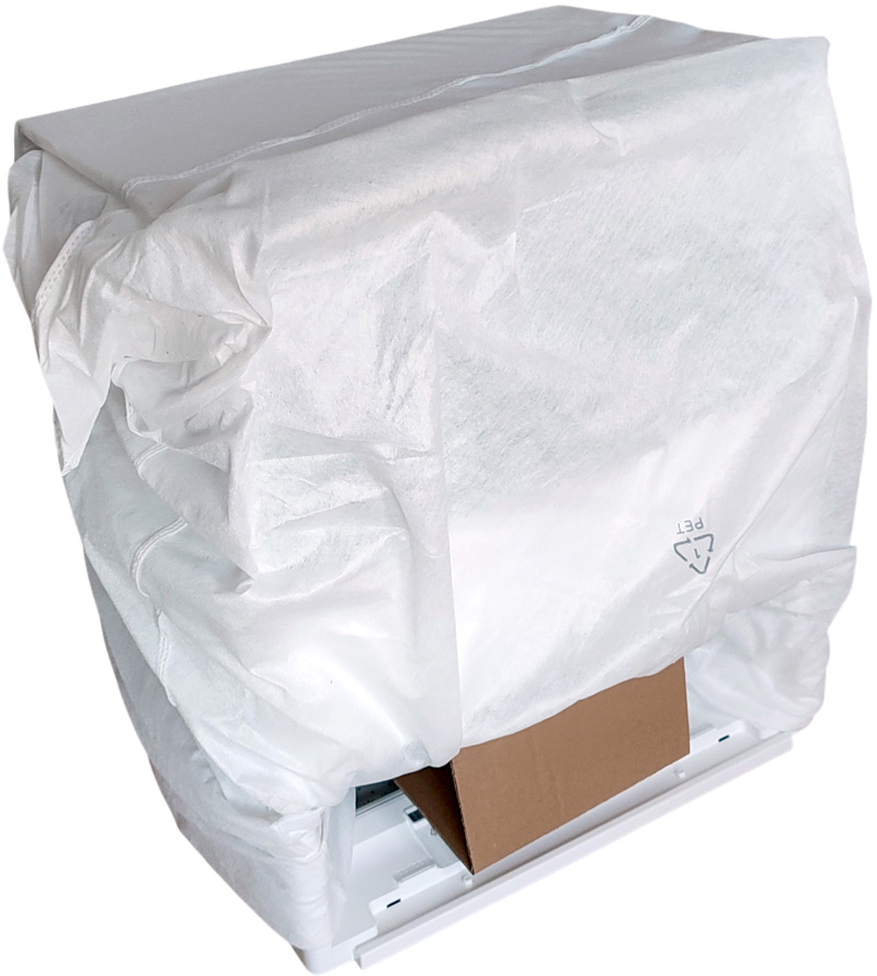 Station recouverte de sa housse