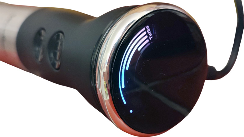 Bouton de réglage de puissance au max