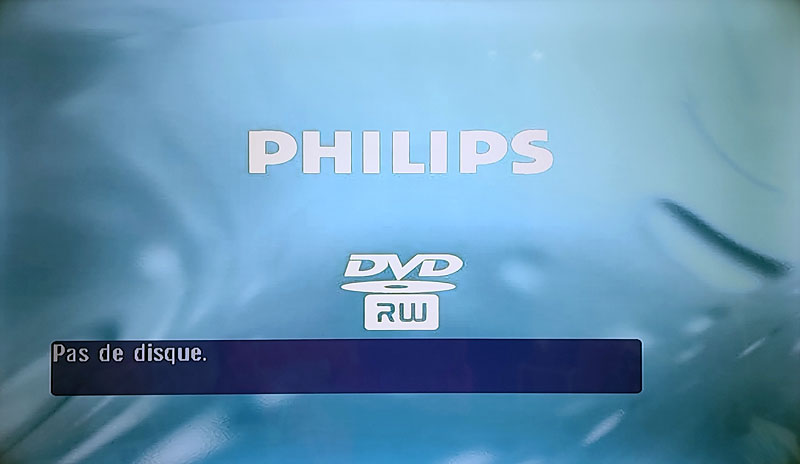 Affichage du lecteur DVD sur AV IN