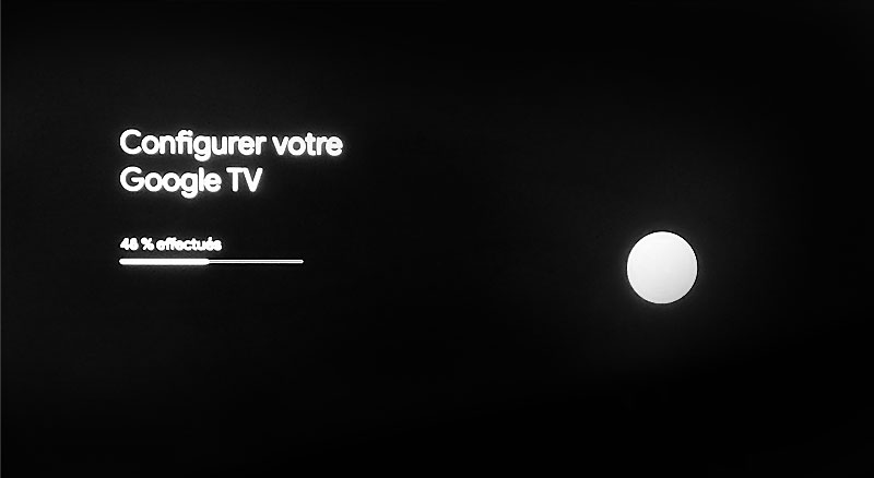 Configuration de la Google TV