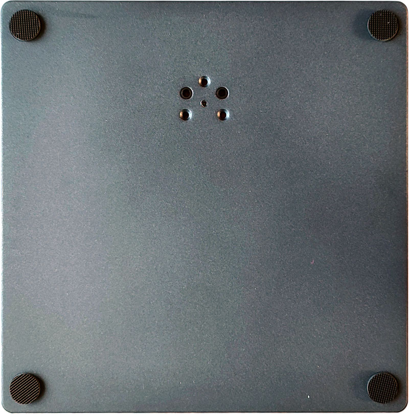 Face inférieure du pied de la TV Thomson 55QG7C14