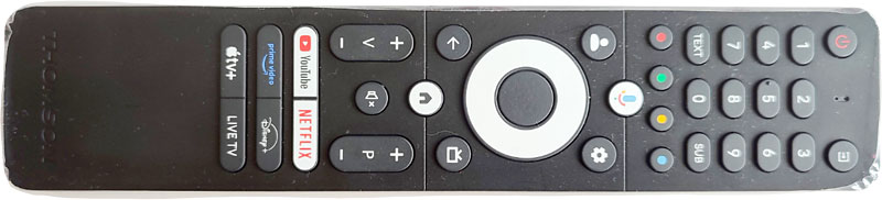 Télécommande de la TV Thomson 55'' 55QG7C14