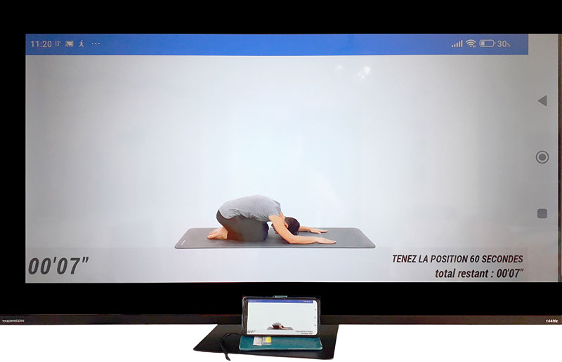 Partage de l'image d'un smartphone Redmi Note 10 pro sur la TV