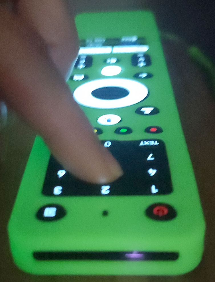 Télécommande Thomson rétroéclairage et signal IR