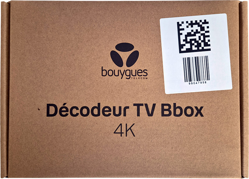 Boîte de décodeur TV 4K