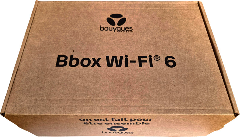 Boîte du modem routeur Bbox 6 wifi