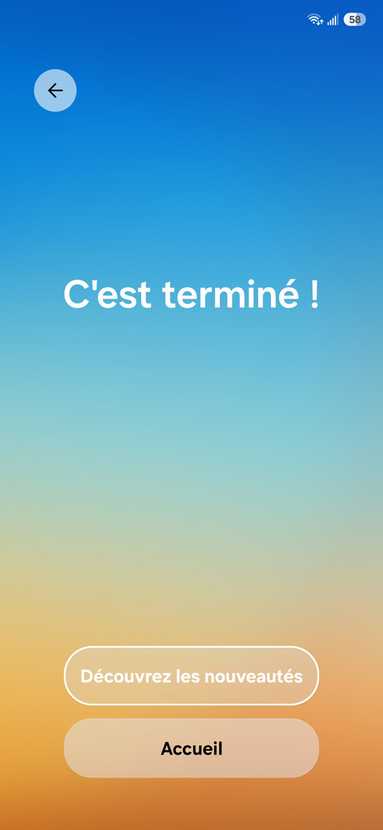 MAJ vers One UI 8.5 terminée