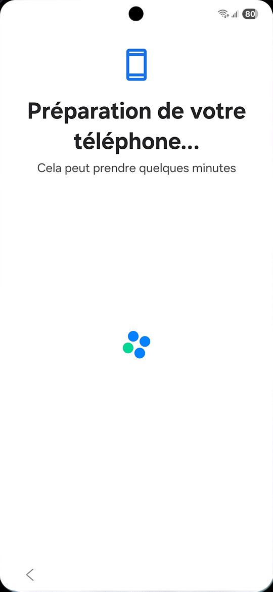Démarrage du Samsung Galaxy S25 - Préparation