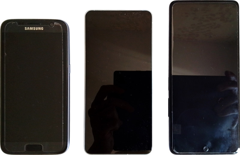 Comparaison du Galaxy S7, S26 et Redmi note 10 pro