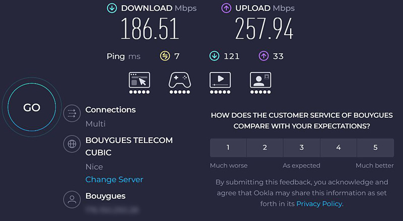 Speedtest en wifi