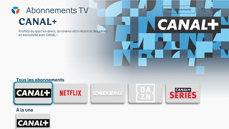Bbox TV 4k - Abonnements