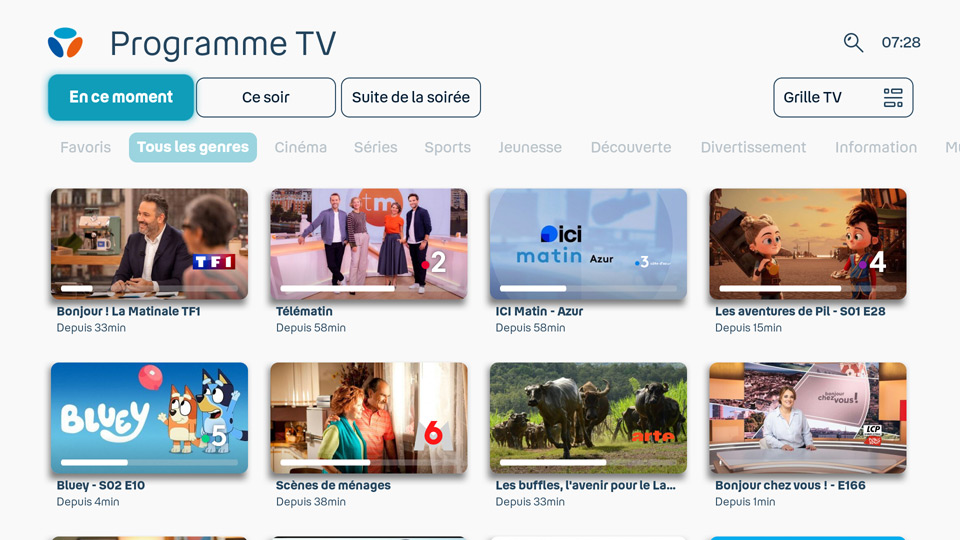 Bbox TV 4k - Programmes