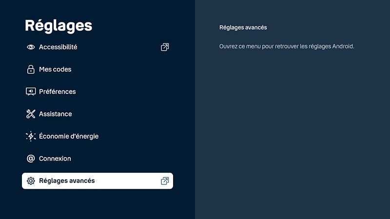 Bbox TV réglages avancés