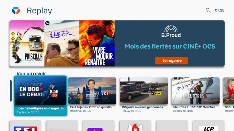 Bbox TV 4k - Replay