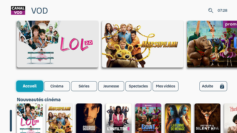 Bbox TV 4k - VOD