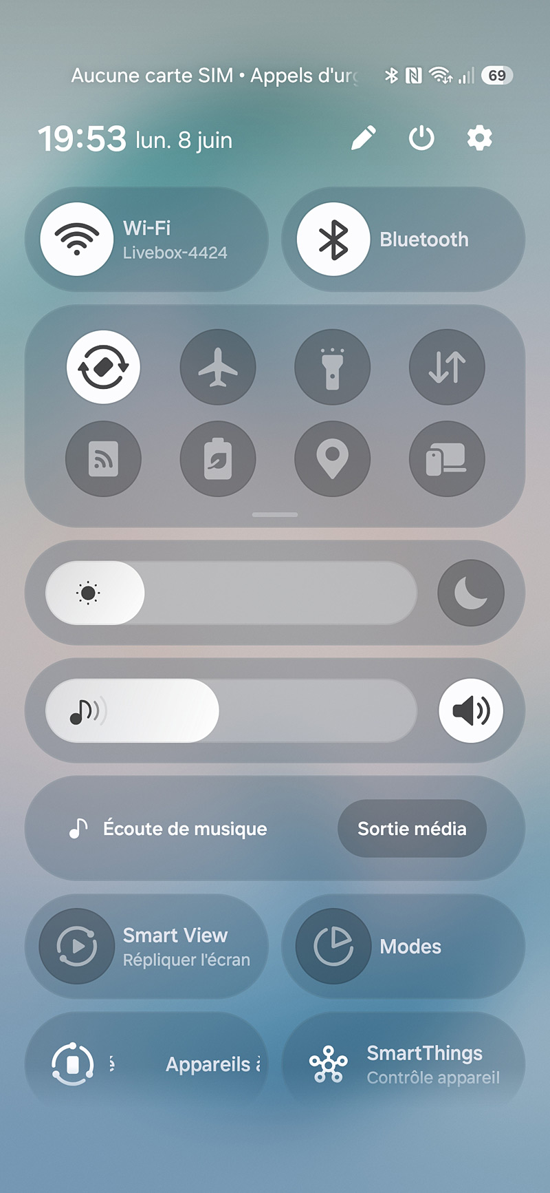 Samsung Galaxy S26 - Volet supérieur des capteurs