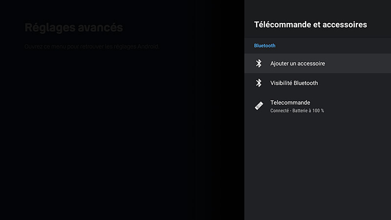 Bbox TV paramètres avancés télécommande et accessoires