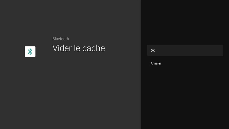 Bbox TV 4K vider le cache du bluetooth