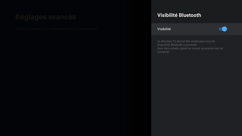 Bbox TV 4K visibilité bluetooth