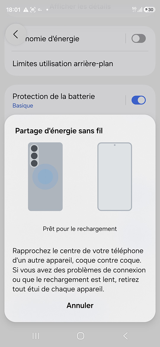 Galaxy Buds4 sur le S26 - partage énergie sans fil