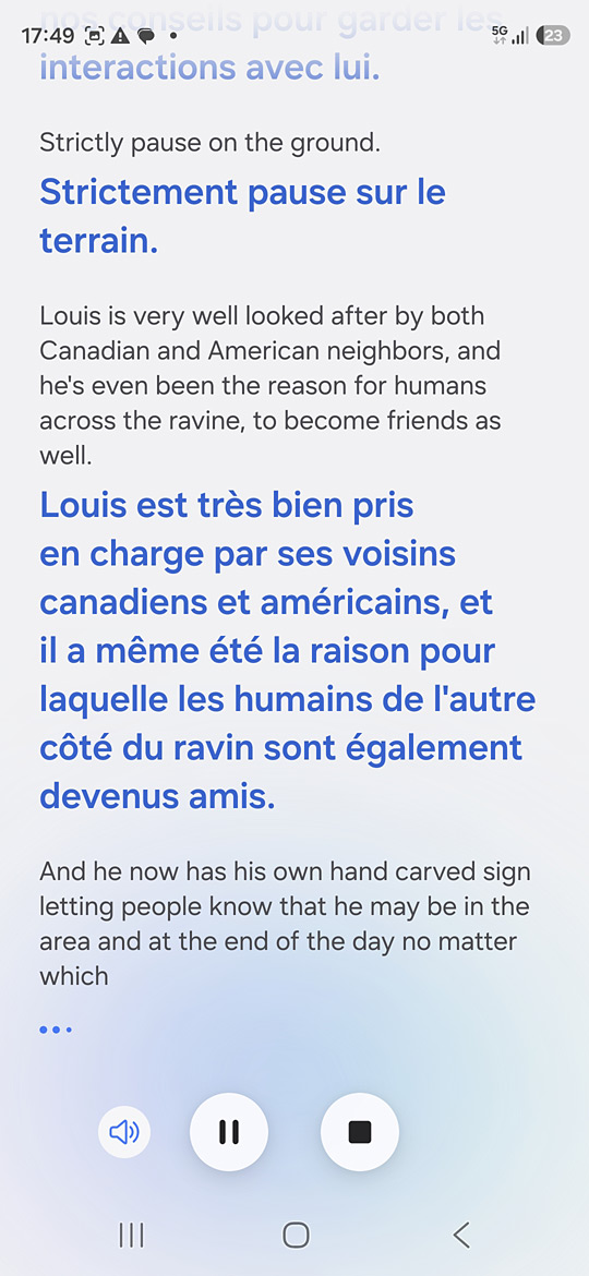 Galaxy Buds4 sur le S26 - Appli Interprète traduction
