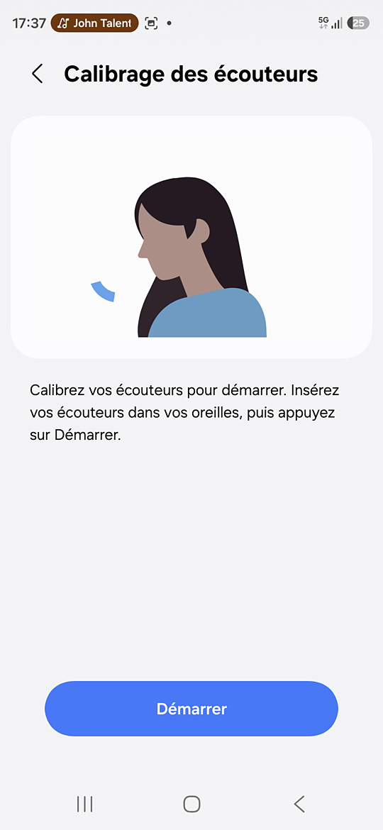 Galaxy Buds4 sur le S26 - Calibrage pour notif étirement du cou