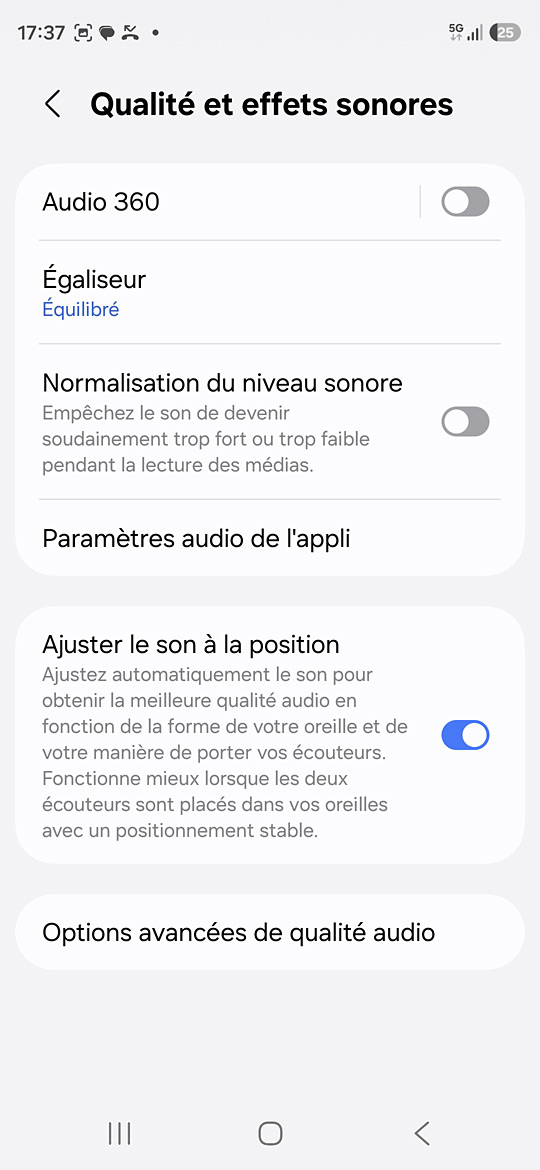 Galaxy Buds4 sur le S26 - Qualité et effets sonores