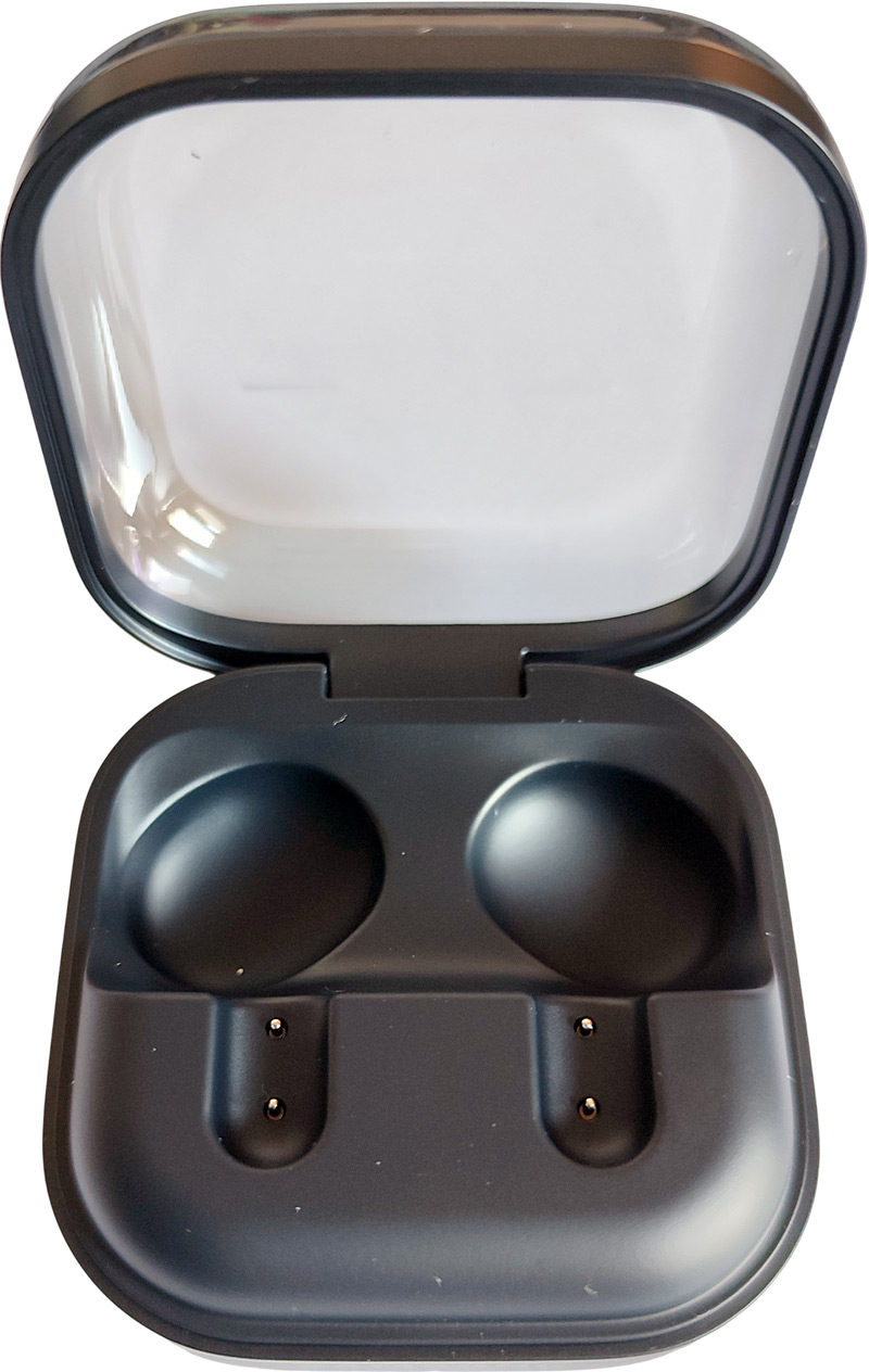 Boîtier des Galaxy buds4 vide